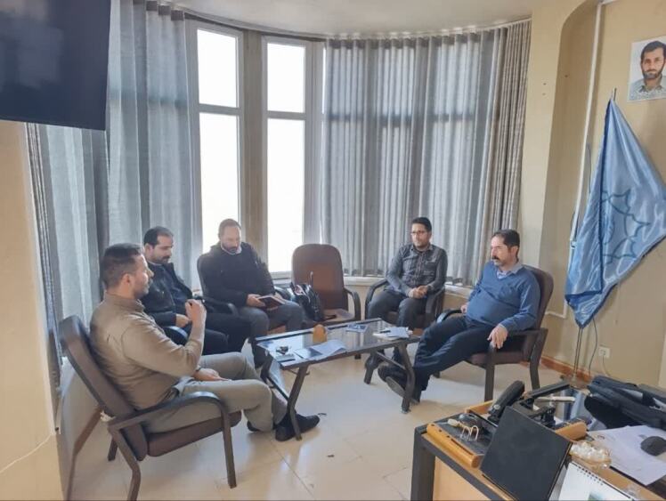 جلسه پروژه ملی GNAF در دفتر مهندس سالک احمدی شهردار محترم ارمغان خانه برگزار گردید. 