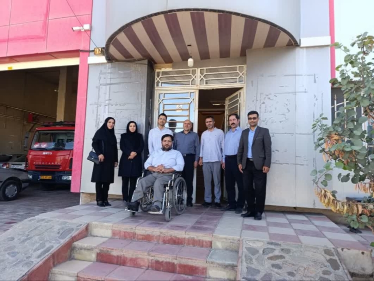 حضور هیئت محترم بازرسی اداره کل امور شهر و شوراهای استانداری زنجان جهت بازدید از عملکرد شهرداری ارمغانخانه در تاریخ 17 شهریور ماه